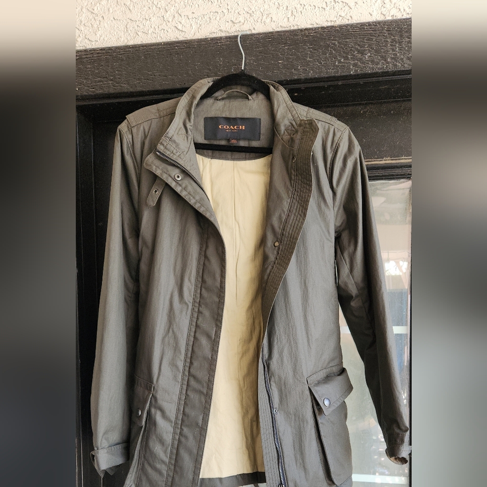 Coach Cotton Field Jacket Moto Style - image 5